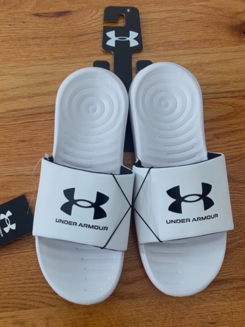 Under Armour Men’s Slides White Size 9
